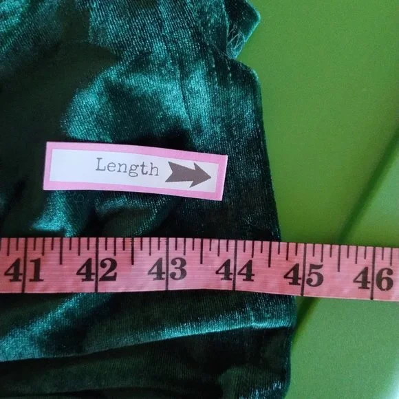 Simplee (L) Smocked Bodycon Off Shoulder Puff Short Sleeve Emerald Mermaid Dress - Picture 11 of 11